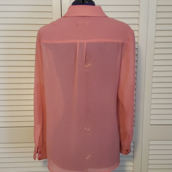 Evan Picone, blouse Pink, size large, - Picture 2 of 6